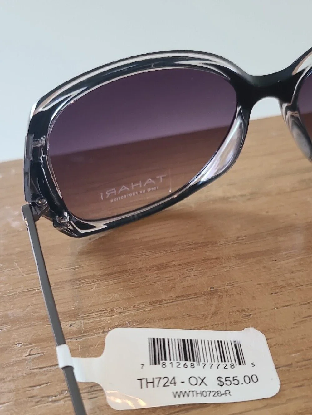 Tahari Black Frame Sunglasses